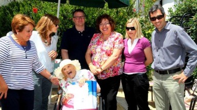 Enid Boundry nació el 16 de mayo de 1911 en Brymbo (Gales) y lleva 22 años residiendo en Benalmádena.