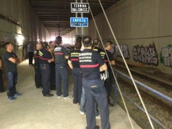 ADIF presentó su Plan de Autoprotección y facilitó información pormenorizada de toda la instalación a su paso por Benalmádena.  