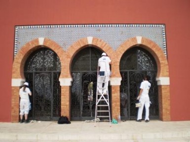 Los trabajos han contemplado la limpieza y sellado anticorrosivo de los herrajes.