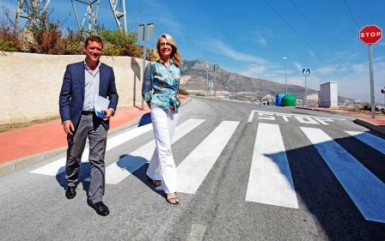 La alcaldesa de Benalmádena, Paloma García Gálvez, ha comprobado la finalización de los trabajos. 