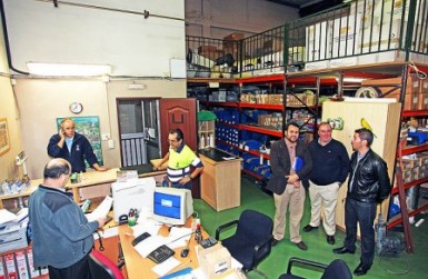 El edil de Servicios Operativos ha querido dejar clara la importancia que tiene para su delegación el control de los almacenes.