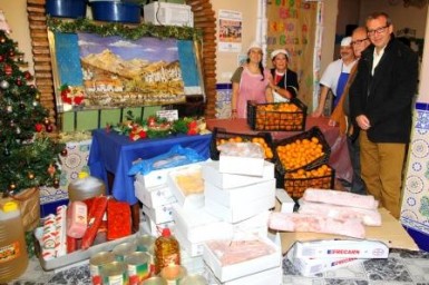 Los alimentos adquiridos con el dinero donado por los empleados de ‘Segurisur’ se repartirán a través del Comedor Social