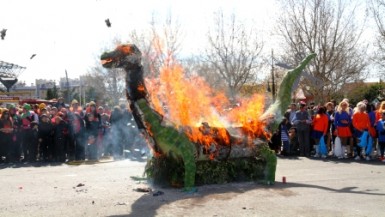 La alcaldesa de Benalmádena, Paloma García Gálvez, asistió a los eventos carnavalescos celebrados durante el fin de semana. 