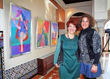 La concejala de Cultura, Yolanda Peña, ha visitado hoy la muestra, que permanecerá abierta al público hasta el 15 de febrero.