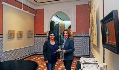 La concejala de Cultura, Yolanda Peña, ha visitado hoy la muestra y ha animado a los vecinos a disfrutar de la calidad de sus obras.