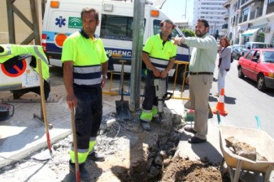 Los trabajos se centran principalmente en la adaptación y el repintado de los pasos de peatones.