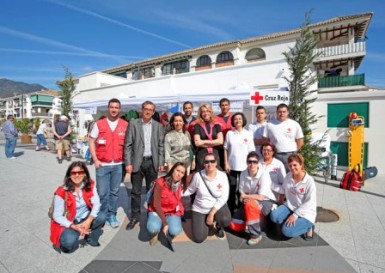 La iniciativa se ha celebrado durante el día de hoy en la plaza de Pueblosol, con una importante afluencia de público.