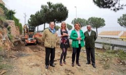 La actuación abarca una superficie de 4.000 metros cuadrados del tramo comprendido entre la rotonda de Cudeca y el ‘Bulevar de las Ideas’.