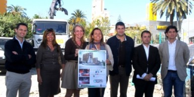 La alcaldesa de Benalmádena, Paloma García Gálvez, ha comprobado la puesta en marcha de la actuación, “que recuperará y pondrá en valor este importante enclave para el municipio”.