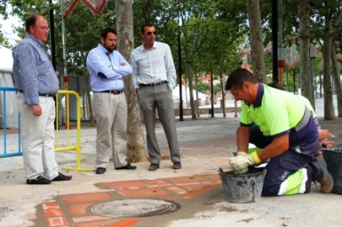 La Delegación de Servicios Operativos está llevando a cabo las mejoras y arreglos necesarios en el Real.