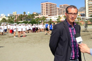 20130628_I_Circuito_Ocio_Playa_mayores (3) Cerca de 80 personas, vecinos del municipio y de distintas localidades de la Sierra de las Nieves han participado en la iniciativa.