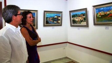 a concejala del área, Yolanda Peña, ha visitado la muestra, que estará abierta al público hasta el 30 de septiembre.