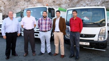 Olea, ha estado presente en la entrega de vehículos que ha hecho Recolte, S.L, como parte final del contrato con el Ayuntamiento de Benalmádena.