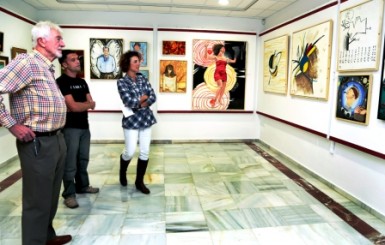 La exposición se podrá visitar desde hoy y hasta el próximo 15 de noviembre, y en ella se presentan cerca de una treintena de acuarelas barnizadas con efecto óleo, que tienen como temática principal los paisajes urbanos.  