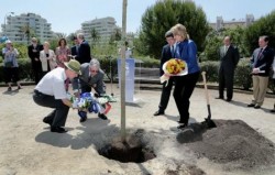 La alcaldesa de Benalmádena, Paloma García Gálvez, ha presidido hoy la celebración  del 8 de Mayo; una jornada en la que se conmemora el fin de la Segunda Guerra Mundial y en la que se rinde un homenaje a los caídos. Más de medio centenar de personas han asistido al acto, organizado por la UFE (Unión Francófona en el Extranjero), con la colaboración de la Delegación de Residentes Extranjeros del Ayuntamiento de Benalmádena, que ha tenido lugar en el Parque de La Paloma de Arroyo de la Miel