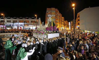 Primeros momentos de la Semana Santa de Benalmádena