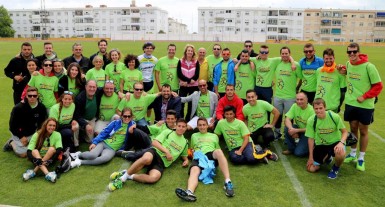 Las autoridades no dudaron en formar parte de esta iniciativa que implica a todos los amantes de los pedales