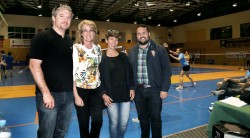 Los representantes locales y miembros de la organización no dudaron en perderse la cita deportiva