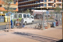 Los trabajos se centran en la zona más céntrica de la fachada litoral