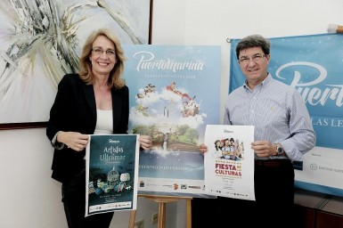 La alcaldesa en funciones, Paloma García Gálvez, y el edil de Puerto en funciones, Adolfo Fernández, han presentado esta iniciativa