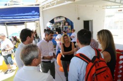El alcalde de Benalmádena, Víctor Navas, durante la presentación de esta actividad turística en la que colabora 'Sea Life'
