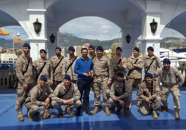 Manuel J. Jiménez, recibe a una representación de esta fuerza