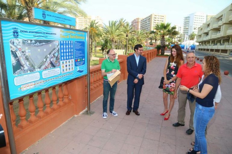 “Con la presentación de estos carteles para discapacitados visuales avanzamos hacia la mejora integral de nuestras playas”