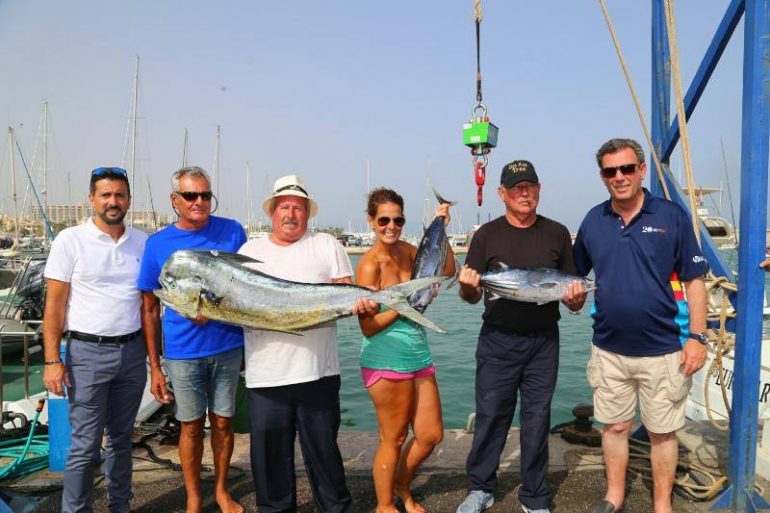 En la categoría de mayor peso total se proclama ganador el Yedra IV, con seis piezas que dieron en la báscula 32 ,7 kilos