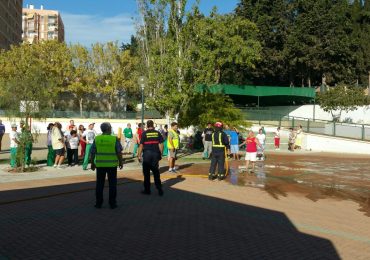 En el simulacro han participado Bomberos de Benalmádena, Policía Local y Protección Civil