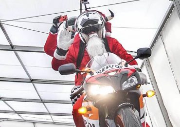 Papa noeles motorizados protagonizan el ‘Toy-Run’
