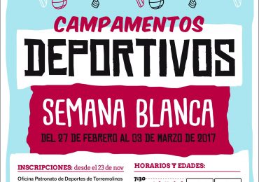 Los interesados podrán apuntarse hasta el 27 de febrero disponibilidad de plazas en la oficina del Patronato de Deportes