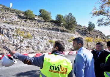 Las actuaciones que se están llevando a cabo están orientadas a lograr la estabilización del talud