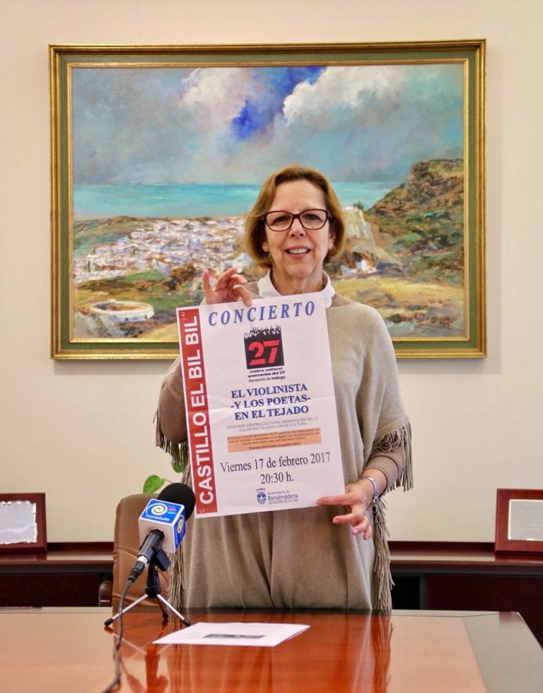 “Se trata de un programa de actuaciones organizado por el Centro Cultural Generación del 27”, ha informado la concejala de Cultura, Elena Galán