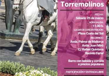 El evento, organizado por la Asociación de Caballistas de Torremolinos, la Asociación Andaluza de la Monta a la Amazona y el Club Hípico `El Ranchito´, tendrá lugar el sábado 25 de marzo
