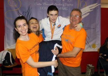 Medalla de oro en 50 metros mariposa en el Campeonato de España de Natación para Discapacitados Intelectuales celebrado en Dos Hermanas