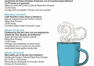 Los asistentes recibirán a la salida un obsequio de un libro y una bolsa reutilizable hasta agotar existencias