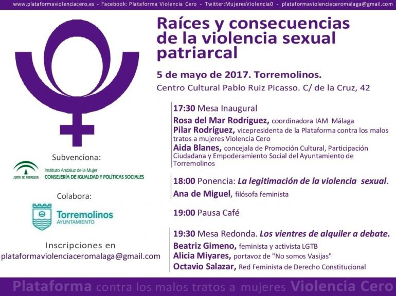 El evento constará de una mesa de presentación, una ponencia y una mesa redonda