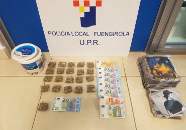 El detenido ya ha sido puesto a disposición judicial, ya que se le intervinieron un total de 61,12 gramos de marihuana, aproximadamente