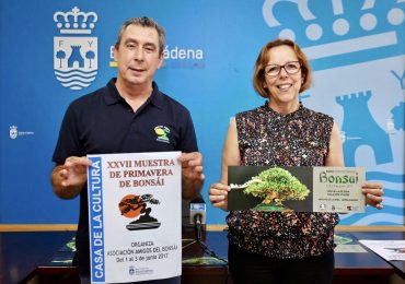 “Esta muestra anual está organizada por la asociación de Amigos del Bonsái”, ha recordado Elena Galán, concejala de Cultura
