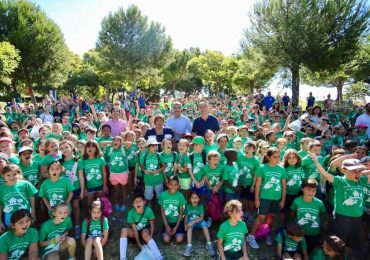 Con una gran gymkhana en la que participan los escolares del municipio