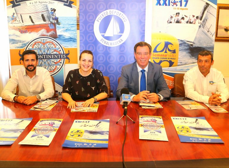 La edil del Puerto, Encarnación Cortés agradeció la visita de las autoridades melillenses para presentar la regata y su Semana Náutica en Benalmádena, con la que “siempre es un honor colaborar”