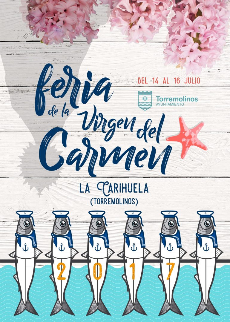 La feria tendrá lugar del 14 al 16 de julio y destaca la procesión de la Virgen del Carmen y la Misa Marinera el domingo a partir de las 19.00 horas