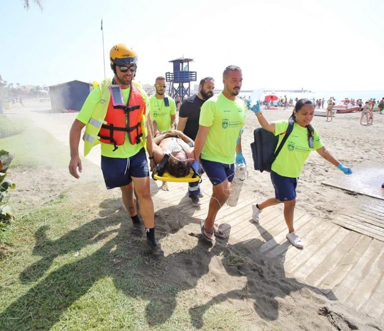 “El objetivo de la simulación es analizar los tiempos de respuesta y revisar los protocolos de actuación para pulir posibles deficiencias o errores”, ha asegurado Javier Marín