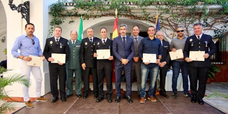 En el trascurso del acto se han entregado las cruces al mérito policial