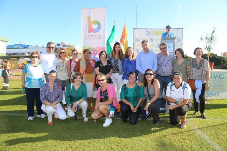 La suma de los pasos de todos los participantes ha cubierto los 11.834 kilómetros que separan Benalmádena de la ciudad más austral del mundo