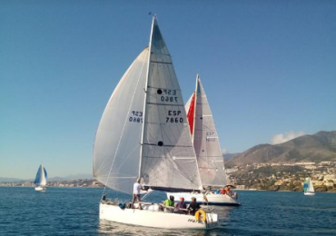 La falta de viento el pasado sábado obligó a recortar el recorrido de la quinta prueba de esta competición