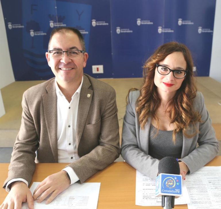 Los concejales Javier Marín y Beatriz Olmedo informan sobre el inicio del plan de empleo