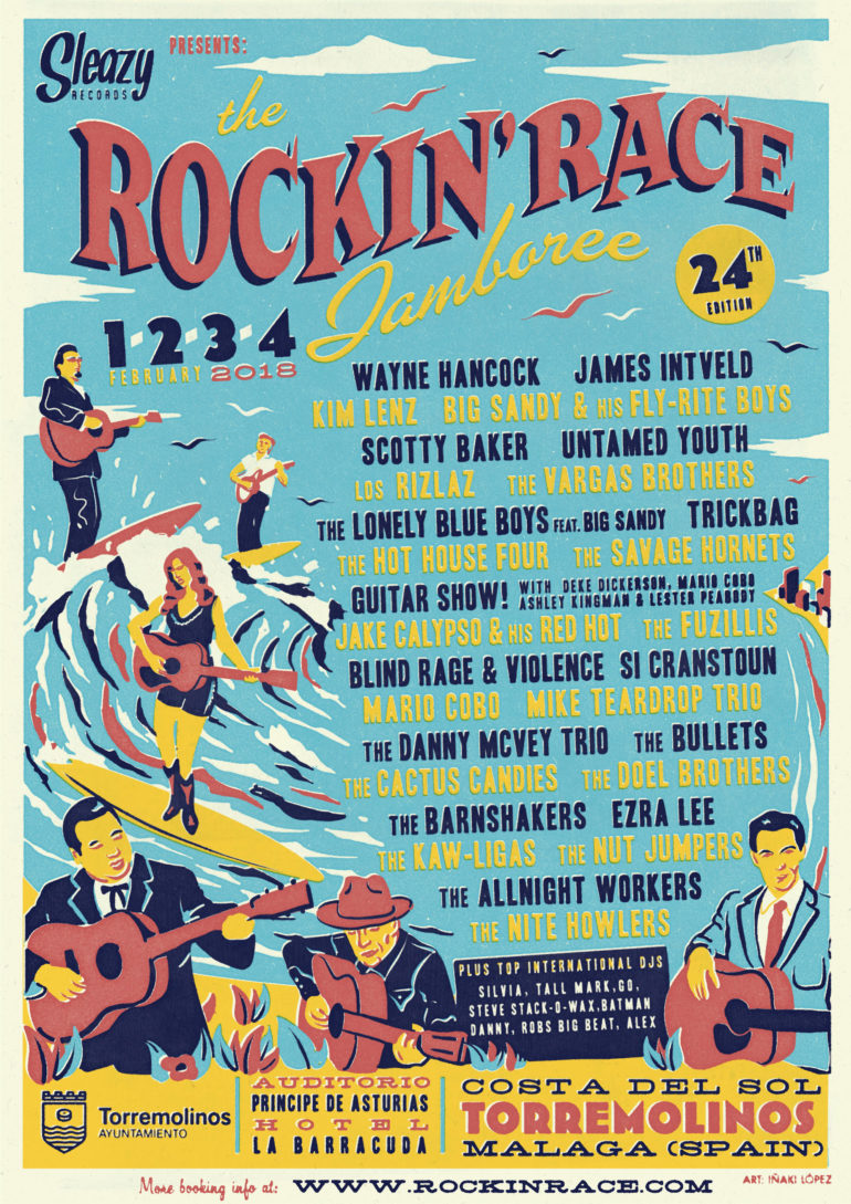 El festival pin up contará con más de una treintena de artistas entre los que destaca el veterano Chris Montez