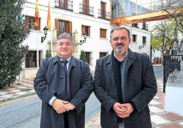 El concejal de Transporte, Bernardo Jiménez, informa de los cambios provisionales en las rutas del autobús de la línea M-124 y el tráfico rodado