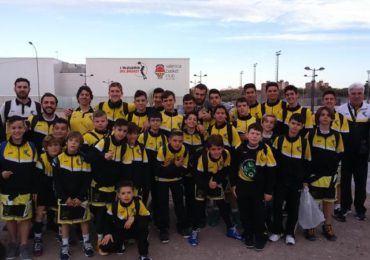 En esta edición el equipo local ha estado con cuatro equipos masculinos: premini, minibasket, cadete y junior